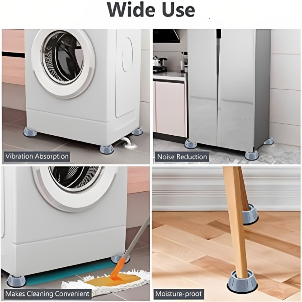 Anti Vibration Washing Machine Pads (Pack of 4 Pc)